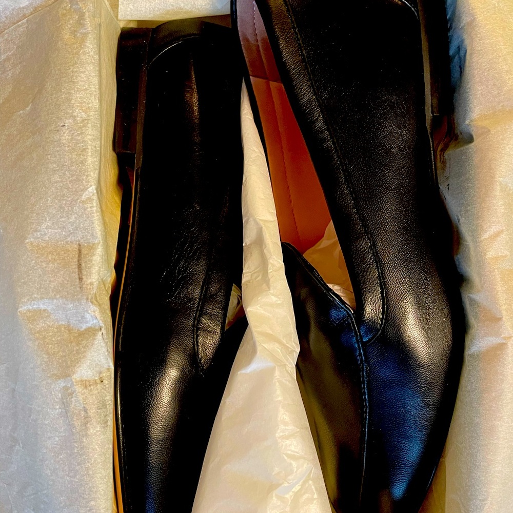 J Crew Italian leather smoking loafers- size 7.5!